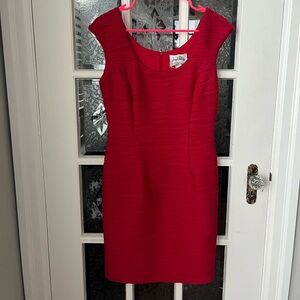 Joseph Ribkoff Elegant Textured Mini Dress | Timeless Designer | Size 8